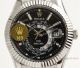 Swiss Replica Rolex Oyster Sky-Dweller World Timer N9 904L Watch SS Black Dial (2)_th.jpg